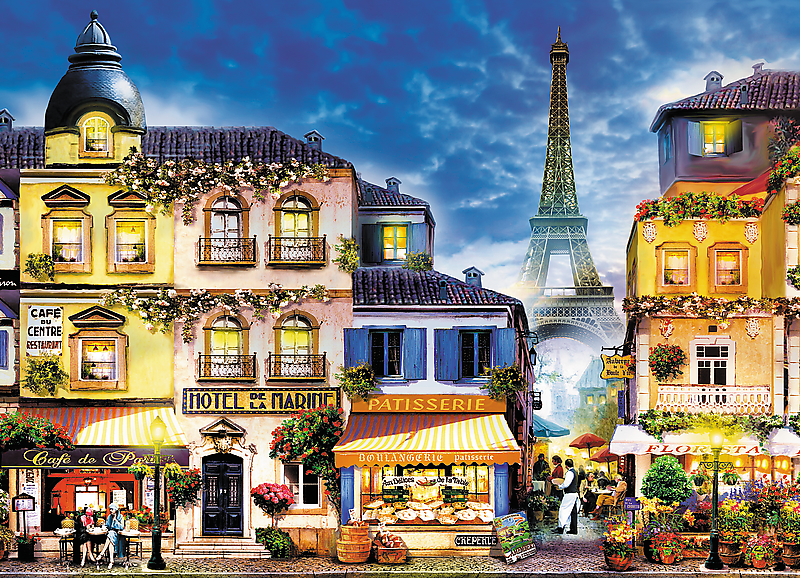 Ulice Pariza - Drvene puzzle