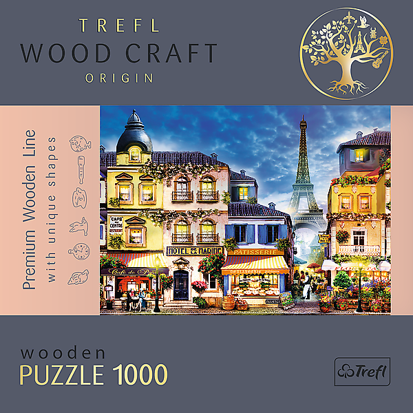Ulice Pariza - Drvene puzzle