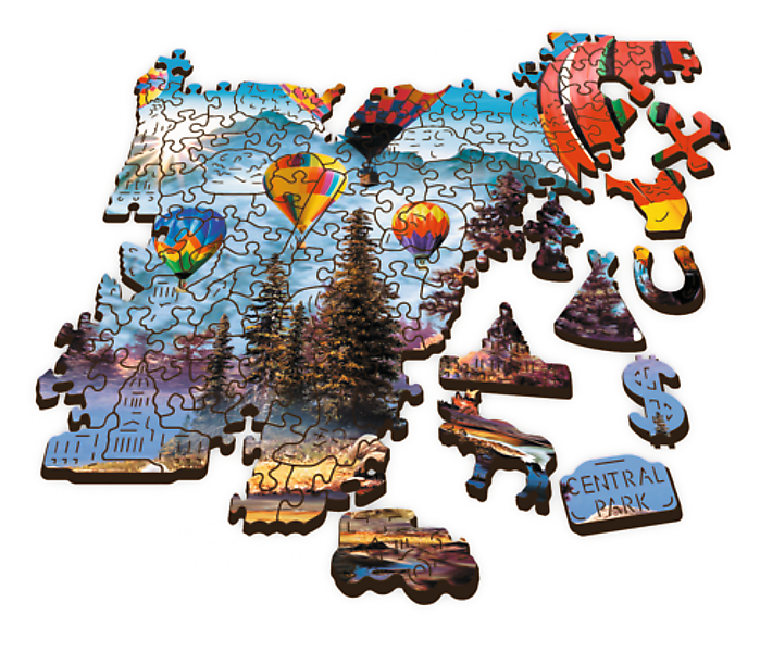 Šareni baloni - Drvene puzzle