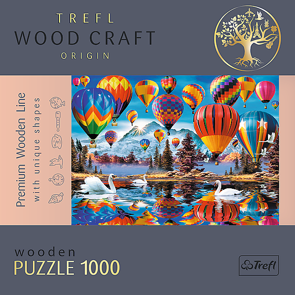 Šareni baloni - Drvene puzzle