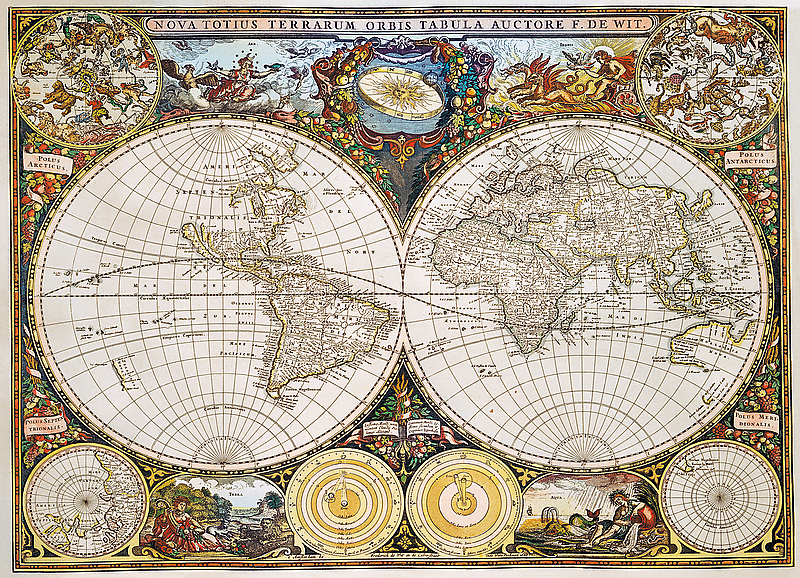 Mapa Svijeta - Drvene puzzle