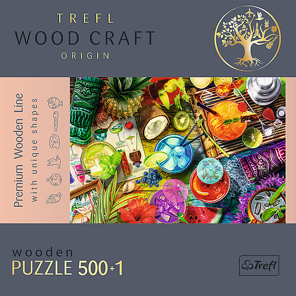 Šareni kokteli - Drvene puzzle