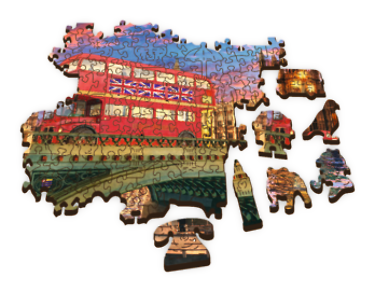 London - Drvene puzzle