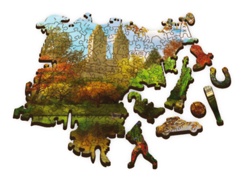 New York - Drvene puzzle