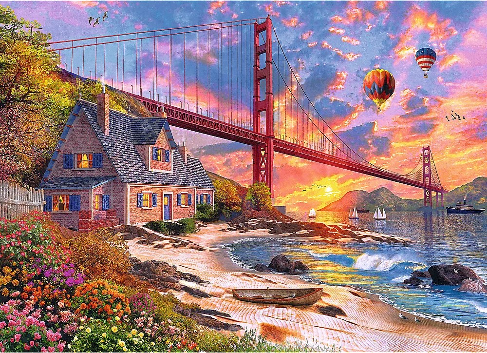 San Francisco - Drvene puzzle