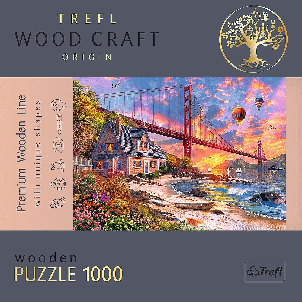 San Francisco - Drvene puzzle
