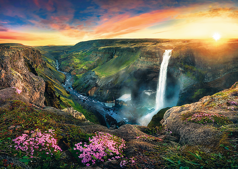 Vodopad Háifoss, Island