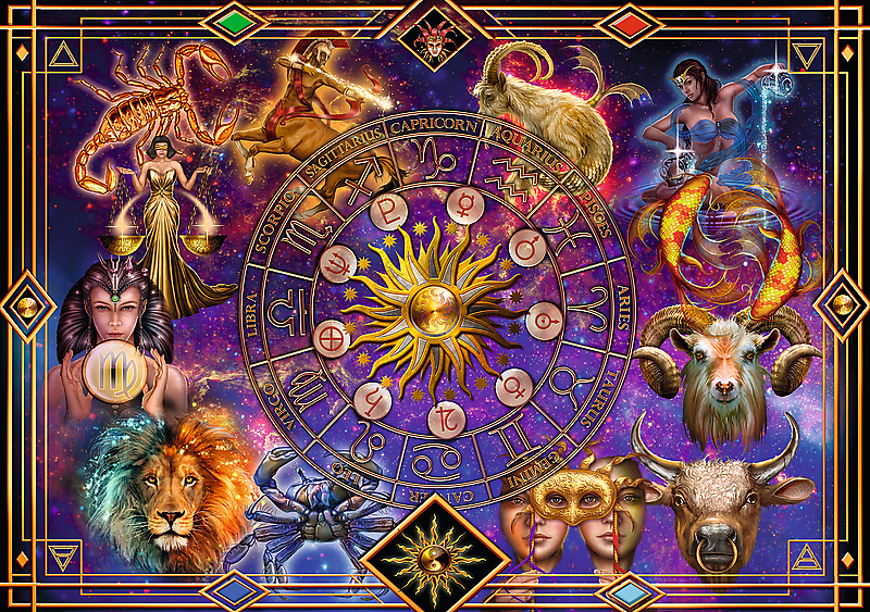 Znakovi zodijaka - spiralne puzzle