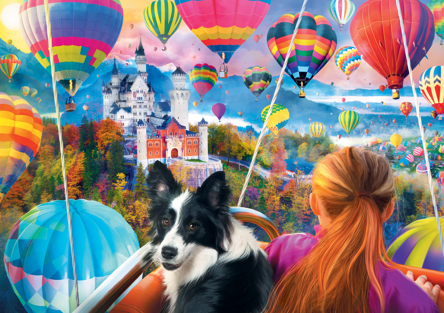 Pas i baloni - spiralne puzzle