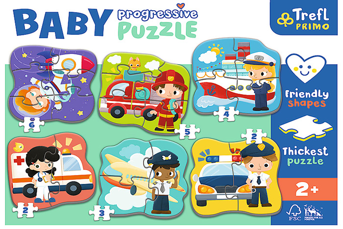 Zanimanja, moje prve puzzle | 22 komada