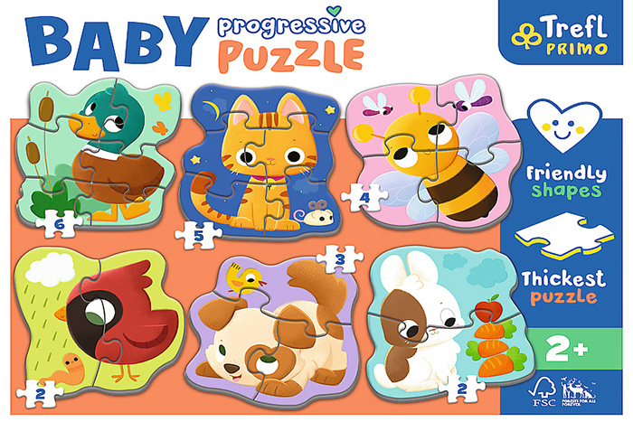 Životinje, moje prve puzzle | 22 komada