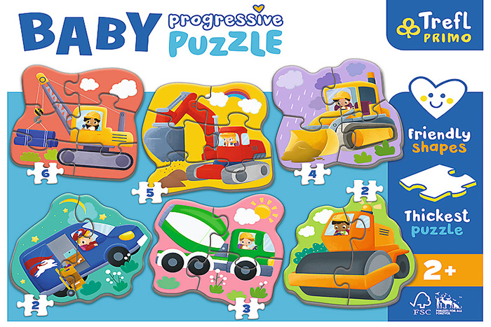 Vozila, moje prve puzzle | 22 komada