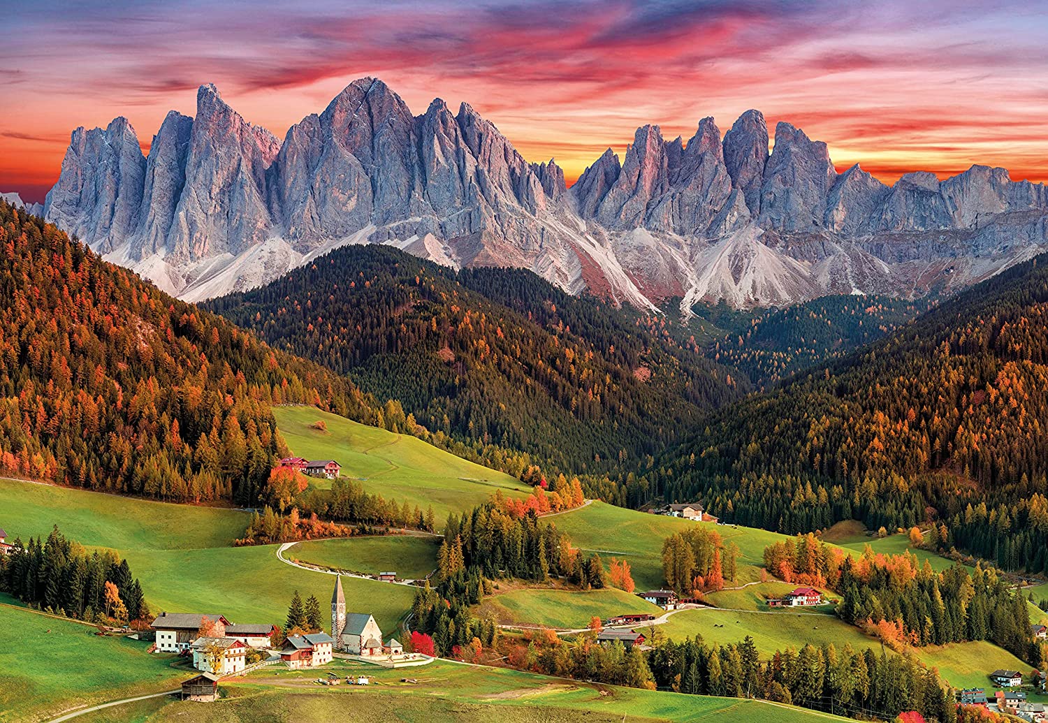 Val Di Funes, Italija